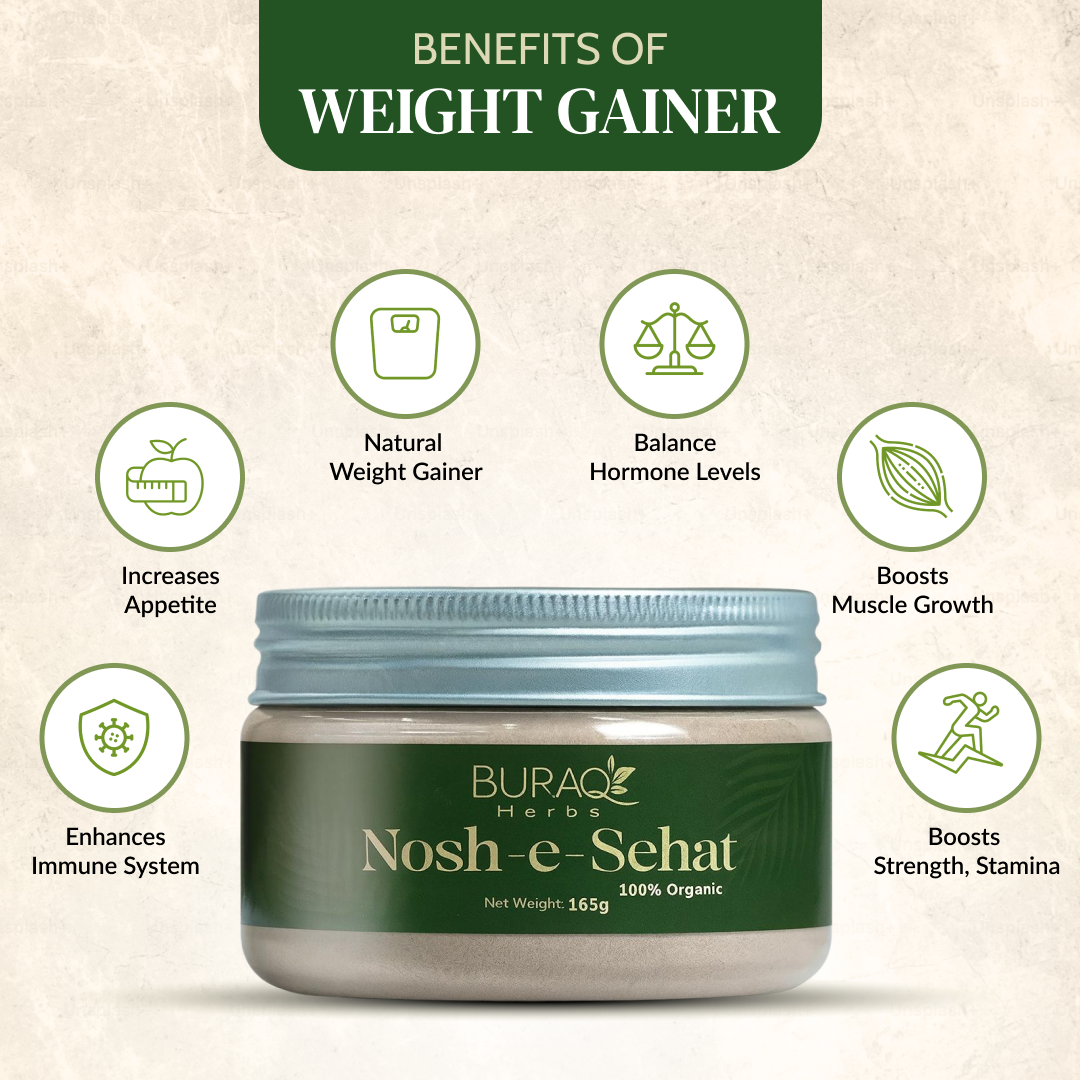 Nosh e Sehat | Herbal Weight Gain Supplement