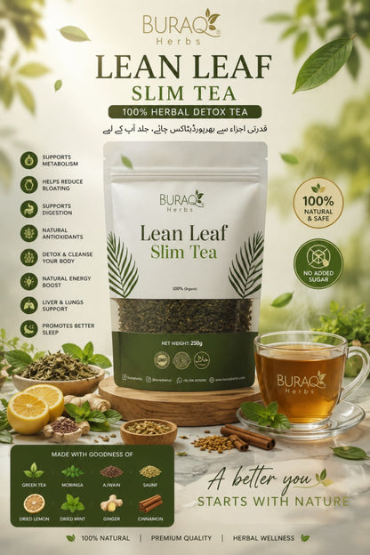 Lean Leaf Slim Tea - 100% Herbal Detox Tea
