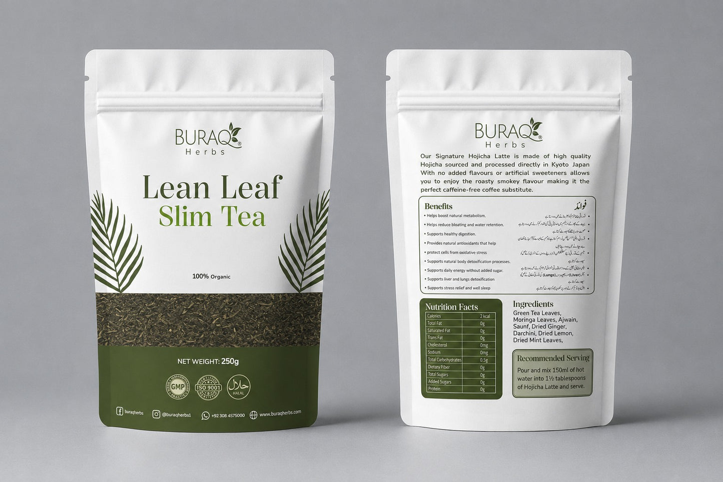 Lean Leaf Slim Tea - 100% Herbal Detox Tea