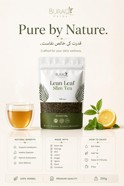 Lean Leaf Slim Tea - 100% Herbal Detox Tea