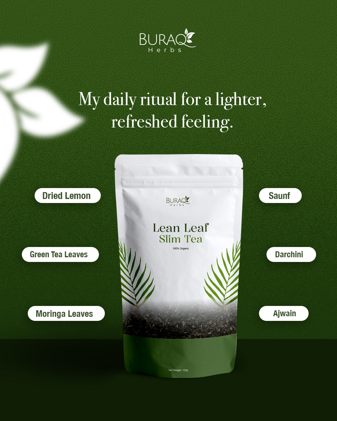 Lean Leaf Slim Tea - 100% Herbal Detox Tea